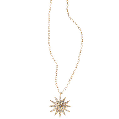 Starburst Necklace on a white background
