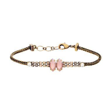 Crystal Chain Bracelet on a white background