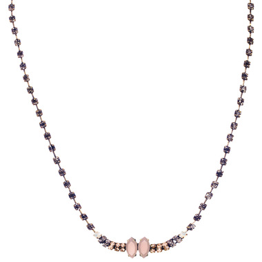 Petite Marquis Stone Necklace on a white background