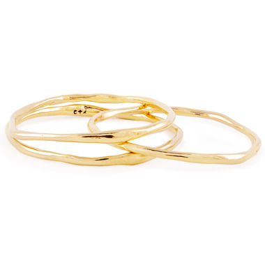 Organic Bangle Set on a white background